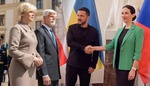 Elegantní Olena, šik Pavlová a barevná Pekarová Adamová. Móda z návštěvy Zelenských