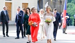 Módní souboj na Hradě: Eva Pavlová s královnou Máximou zazářily, vyhrála ale jen jedna