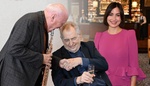 Felix Slováček rozdováděl Miloše Zemana. Exprezident si užil hudebníkovo vystoupení po boku Mynářové