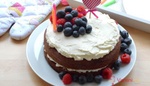Dort s mascarpone a ovocem krok za krokem